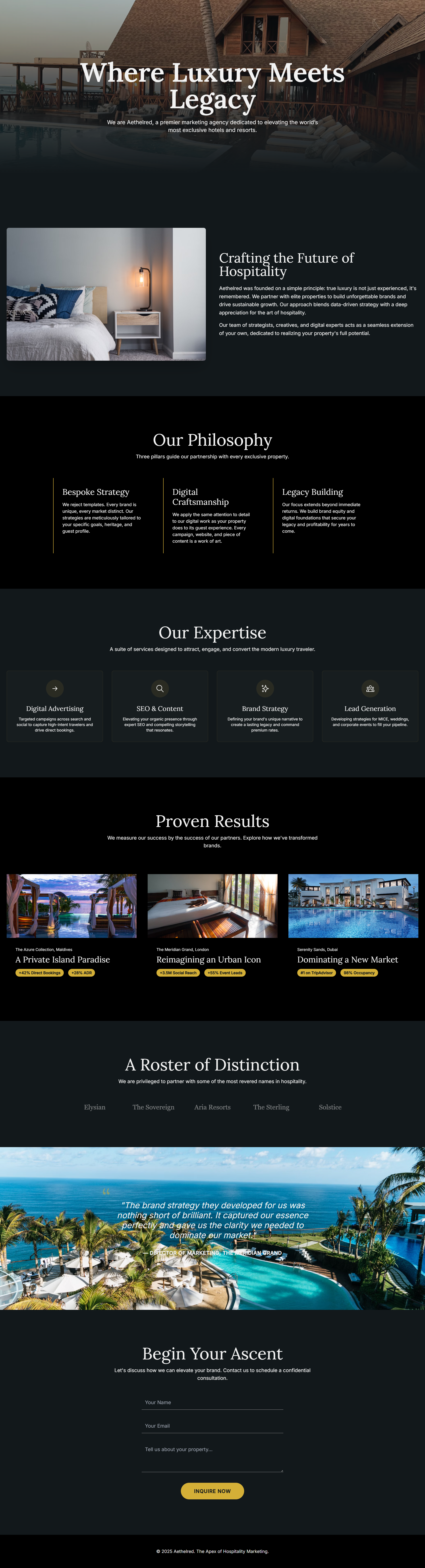 Luxury Real Estate Website